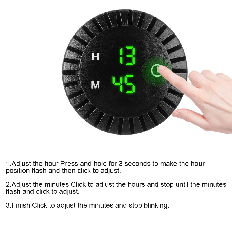 Зарядное устройство со светодиодный ными часами таймер электронный инструмент