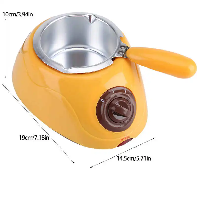 

Chocolate Fountain Electric Heating Candy Chocolate Melting Pot Fondue Melter Machine with DIY Mould Kit EU Plug 220V