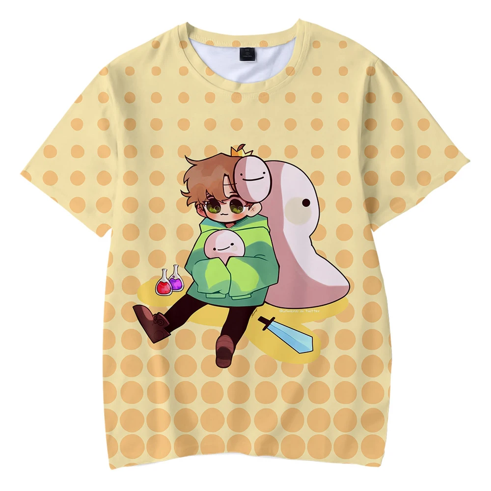 

Dreamwastaken 3D Harajuku T-shirt men/women street cute short-sleeved summer high-quality comfortable casual round neck T-shirt