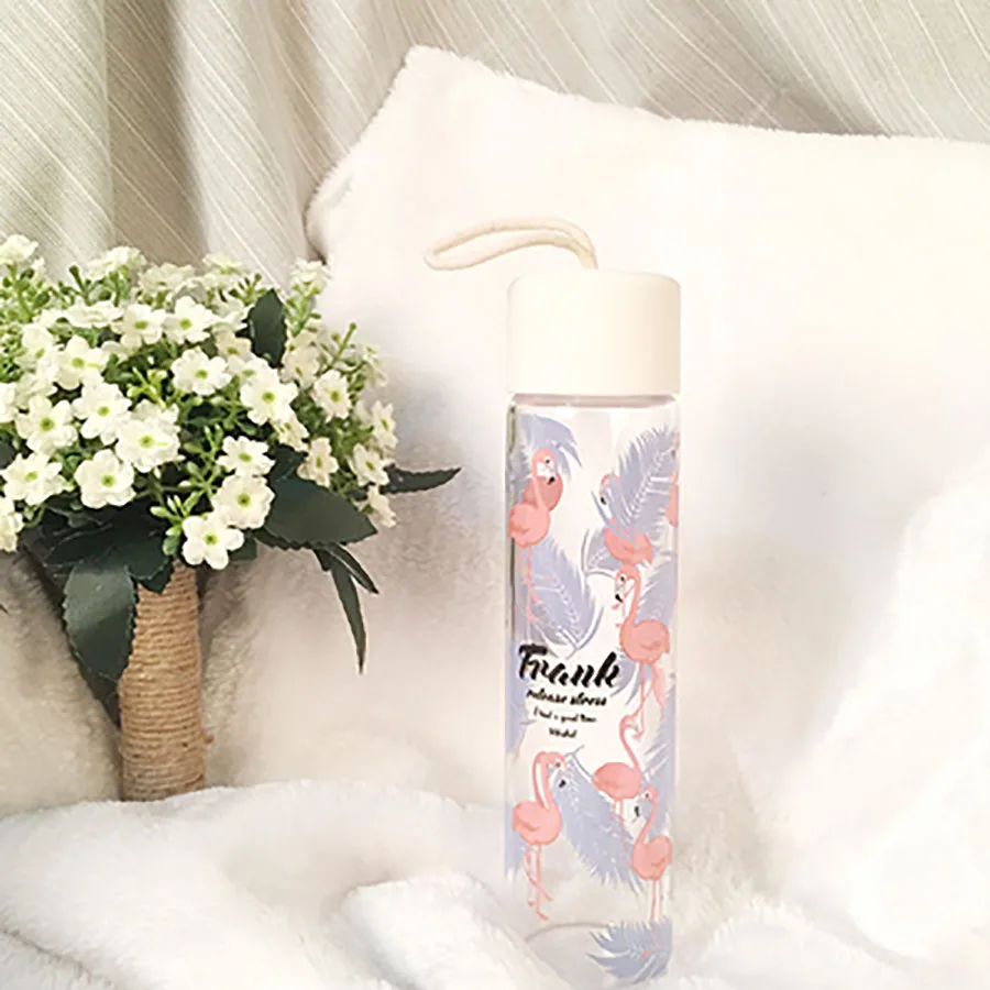 Стеклянные бутылки для воды Корейская простота Детская Спортивная бутылка