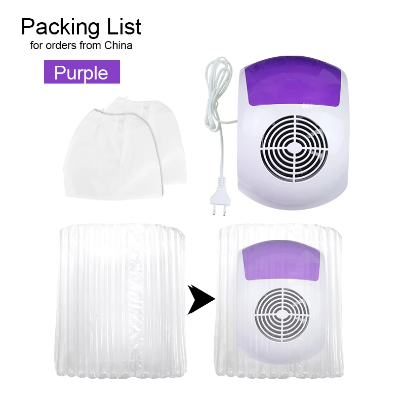 

45W Nail Vacuum Cleaner With Strong Suction High Power Nail Dust Collector Nail Polish Cleaner Pedicure Tools Nail Art Equipment