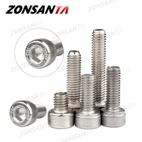 zonsanta hexagon hex socket cap head bolt m1 4 m1 6 m2 m2 5 m3 m4 m5 m6 m8 304 stainless steel din912 allen socket head screw