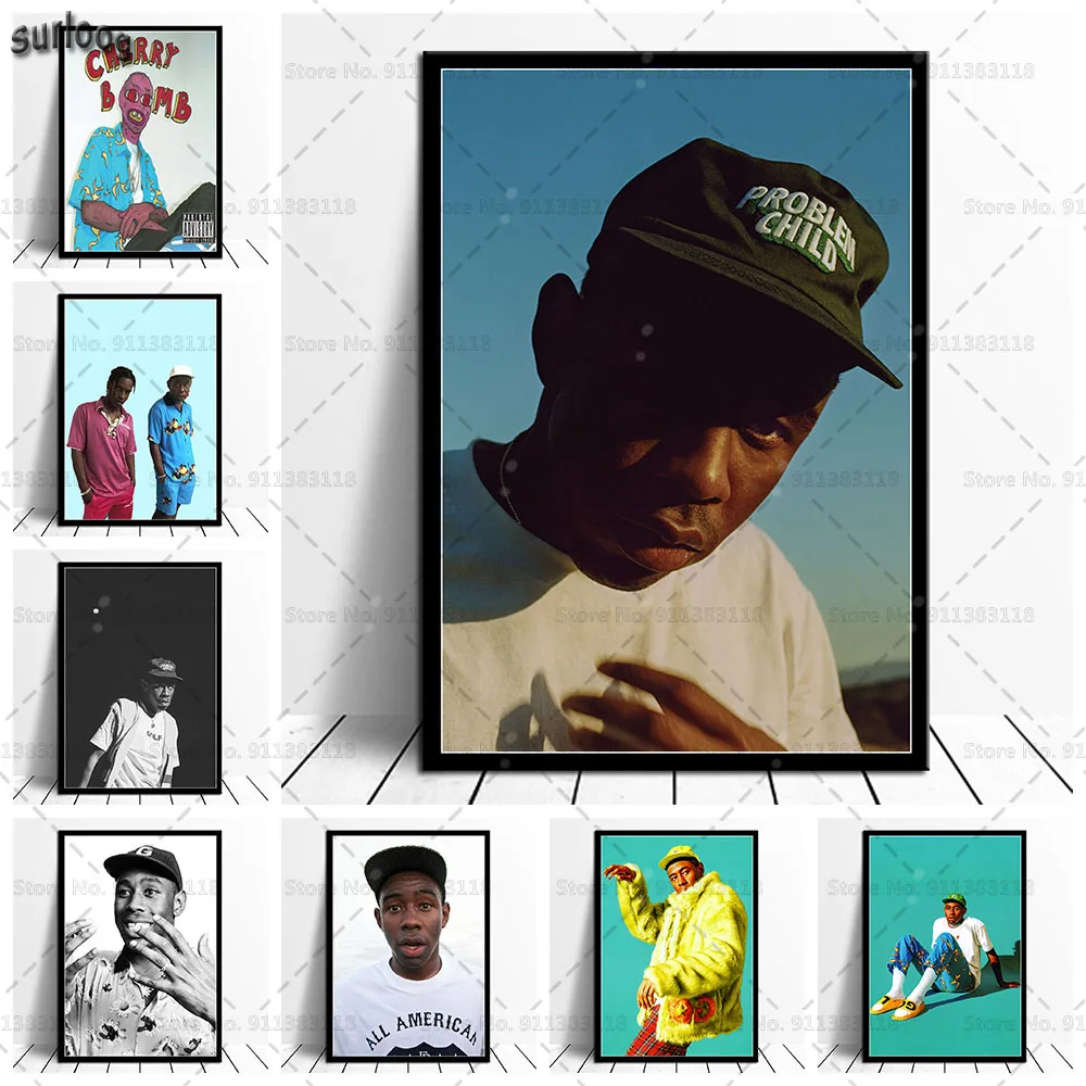 Плакаты на стену Тайлера Творца горячая звезда рэпера плакаты для рисования