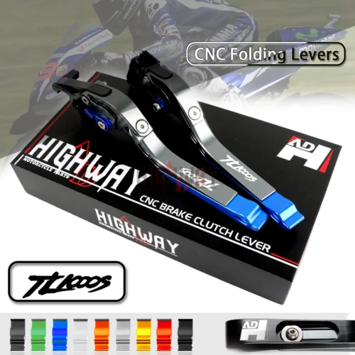 

CNC Aluminum Brake Handle Bar Lever Extendable Folding Adjustable Brake Clutch Levers For SUZUKI TL1000S TL 1000 S 1997-2001