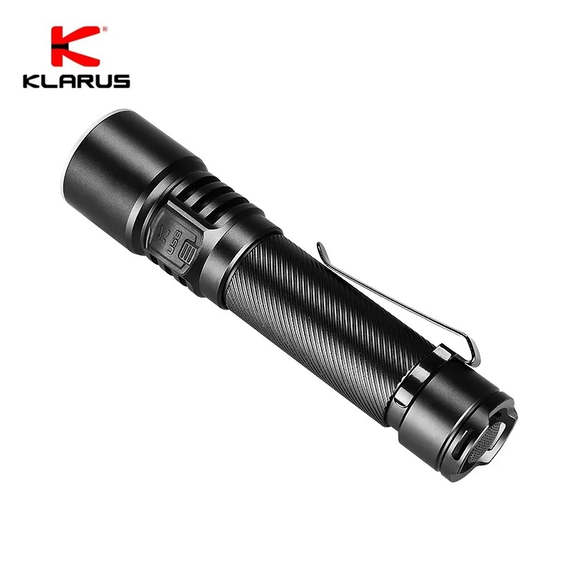 Фонарик Klarus ST15R высокой мощности светодиодный фонарик CREE XP L HD V6 с USB зарядкой 1200