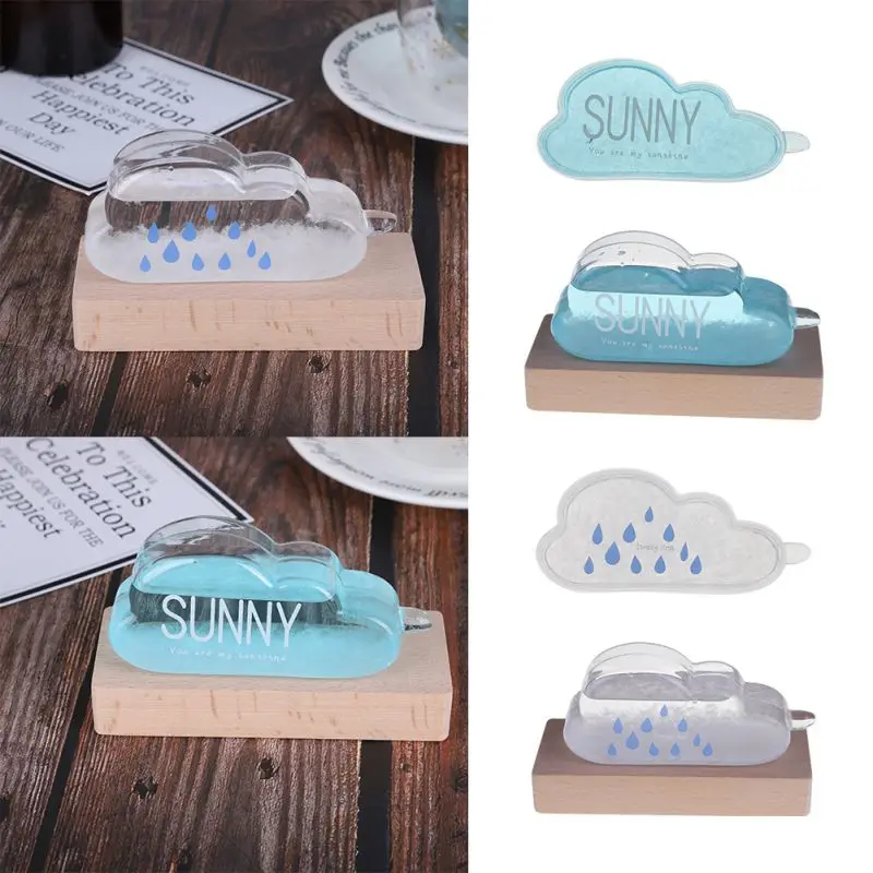 Настольный стильный прогноз погоды Storm Стекло капли воды стекло бутылка с база