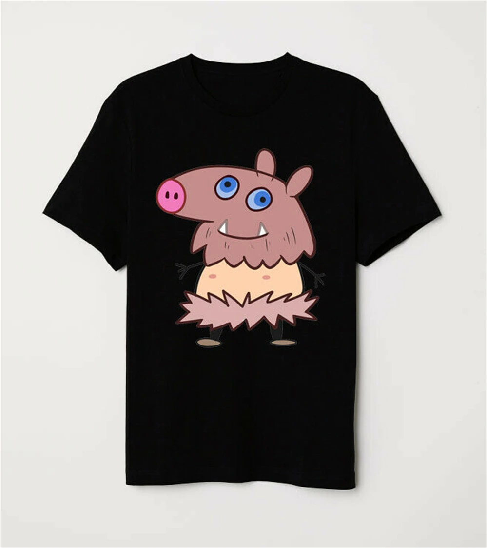 Demon Slayer Kimetsu No Yaiba Inosuke Pig Boy забавная черная футболка для мальчиков Homme большие