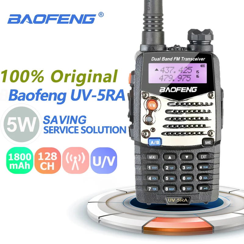 Baofeng UV 5RA для переносного приемо передатчика 5W Vhf/Uhf SMA F Dual Band профессиональные UV5RA Uv