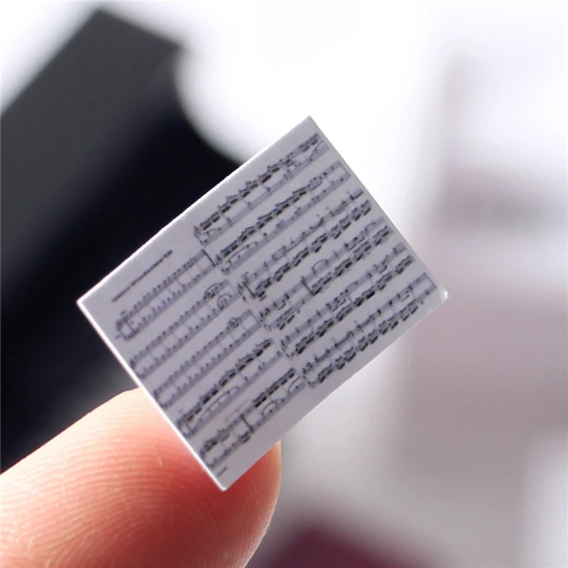 

4’’ Miniature Novelty Gag for Desktop Decor Cake Decor Topper Piano Set Figures H9EF