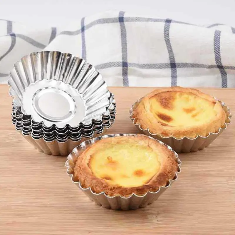 Verkauf 500 Teile/los Einweg Blume Stil Aluminium Folie Backen Kochen Formen Cupcake Muffin Tassen Ei Torte Form LX7930