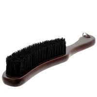 pro 1 piece big size nylon hair neck brush wooden handle shaving brush for cleaning salon hairdressing dust brushes pet cleanser