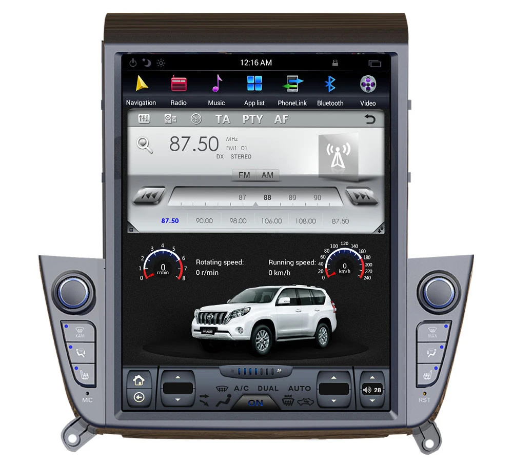 

12.1" tesla style vertical screen android 9.0 Six core Car GPS radio Navigation for hyundai Ix35 Tucson 2018-2019