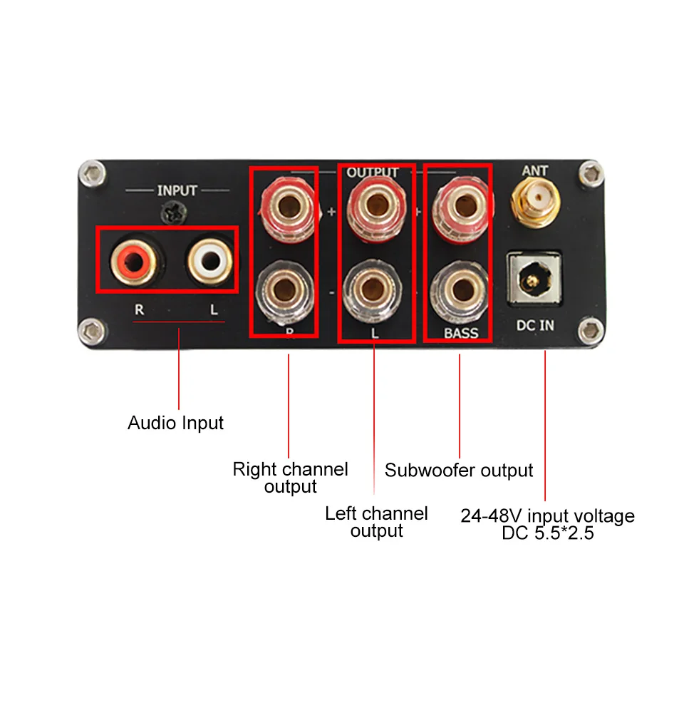 AIYIMA HIFI TPA3255 Bluetooth 5,0 APTX 2,1 сабвуфер усилитель 75 Вт* 2+ 150 Вт высокое мощность цифровой аудио усилитель домашний звуковой кинотеатр DIY