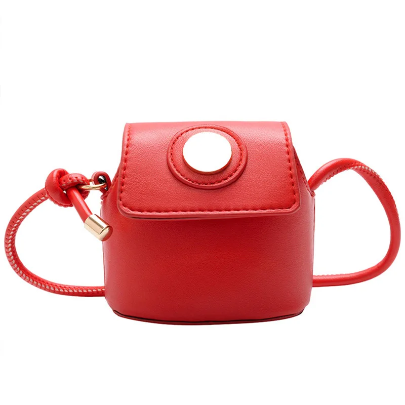 

Fashion Kids Mini Handbag Leather Cute Baby Girls Princess Bucket Messenger Bag Children Pearl Shoulder Bag Chain Purse gift