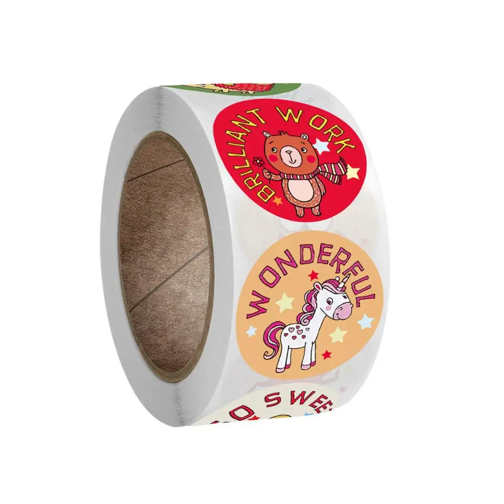 

Qiduo 500Pcs Animal Reward Stickers 1 Inch Classroom Motivational Incentive Stickers for Encouragement Teachers Students Toys