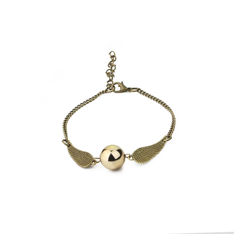 

Baby Girls Metal Fashion Action Figure Necklace Wings Snitch Accessories Toys Movie Potter Children Birthday Lover Gift