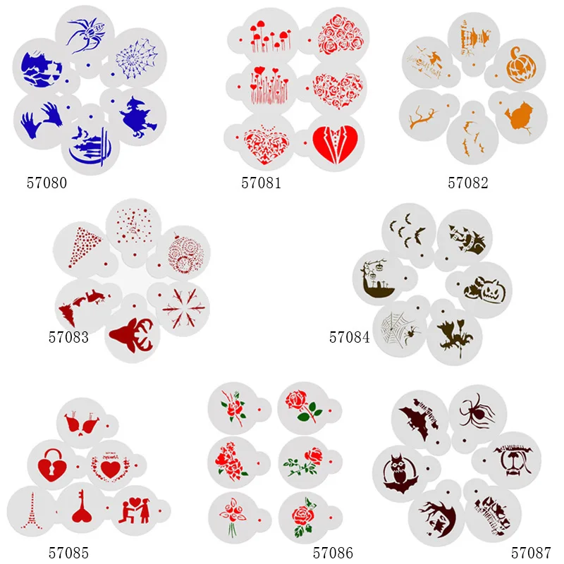 Familysky торт спрей шаблон декоративный трафарет украшение инструмент форма для
