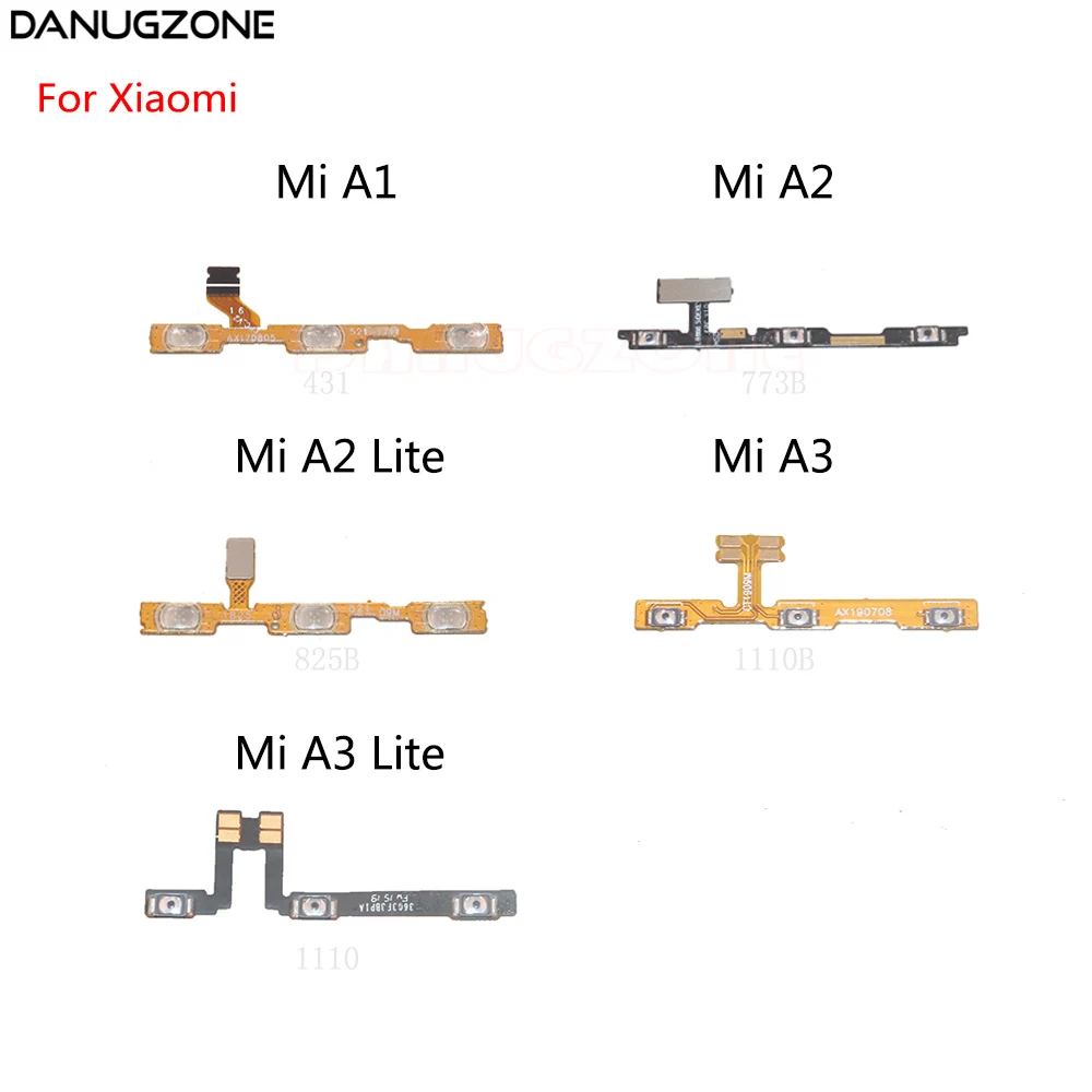 Power Button On / Off Volume Mute Switch Flex Cable For Xiaomi Mi A1 A2 A3 Lite | Мобильные телефоны и аксессуары