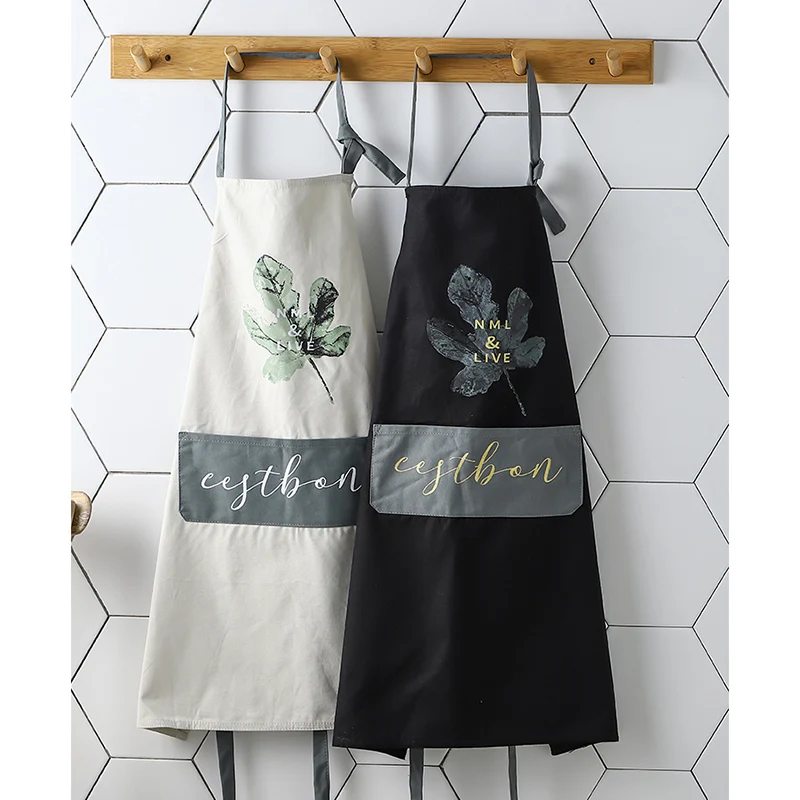 1 шт. европейский стиль длинные женские и мужские хлопковые льняные фартуки для