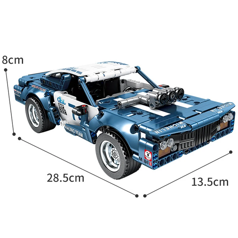 

409pcs Technical Muscle Car Building Blocks Creator Expert City Sport Racing Car Bricks Set Vehicle Model Kid Toys Children Gift