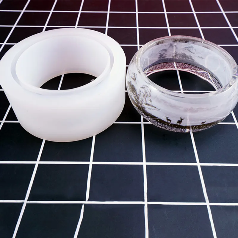 Широкая силиконовая форма SNASAN для браслетов и ювелирных изделий смолы