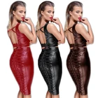 Гот юбки в стиле панк-карандаш с завышенной талией по колено Zopper черный размера плюс юбка для женщин кожаные модельные туфли женские пикантные туфли со шнуровкой; Ботинки из ПУ-кожи