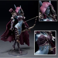 14cm wow action figure toys sylvanas windrunner darkness ranger lady pvc wow figure for collection annie brinquedos model ka0444