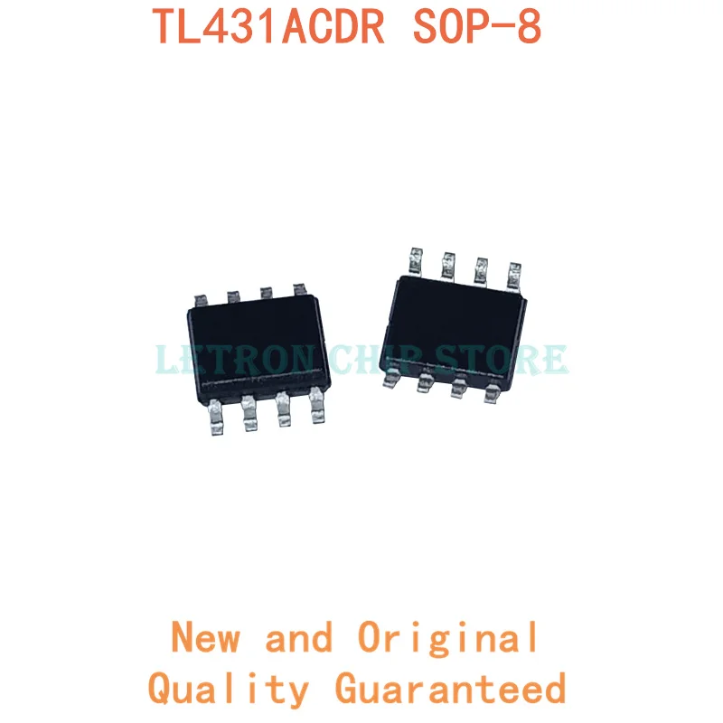10PCS TL431ACDR SOP8 TL431AC SOP-8 TL431A SOP TL431 SOIC8 431AC SOIC-8 SMD new and original IC