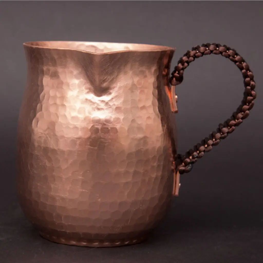 

Copper Cup Thicken Hot Milk Cup Mug Coffee Tea Beer Drinking Cup 450ml