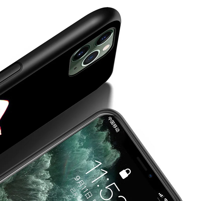 

Anime Sad Dark Girl For Apple iPhone 12 11 XS Pro Max Mini XR X 8 7 6 6S Plus 5 SE 2020 Black Cover Phone Case