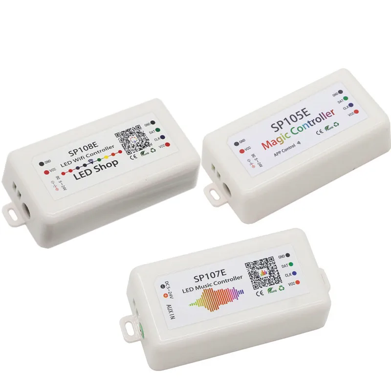 DC5 24V SP105E SP107E Magic работы при прослушивании музыки по Bluetooth контроллер SP108E WI FI для