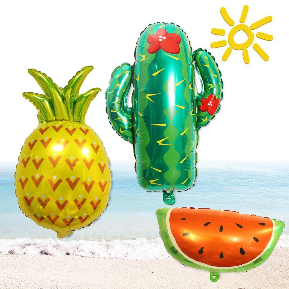 Воздушный шар в форме фрукта воздушный из алюминиевой фольги виде арбуза ананаса