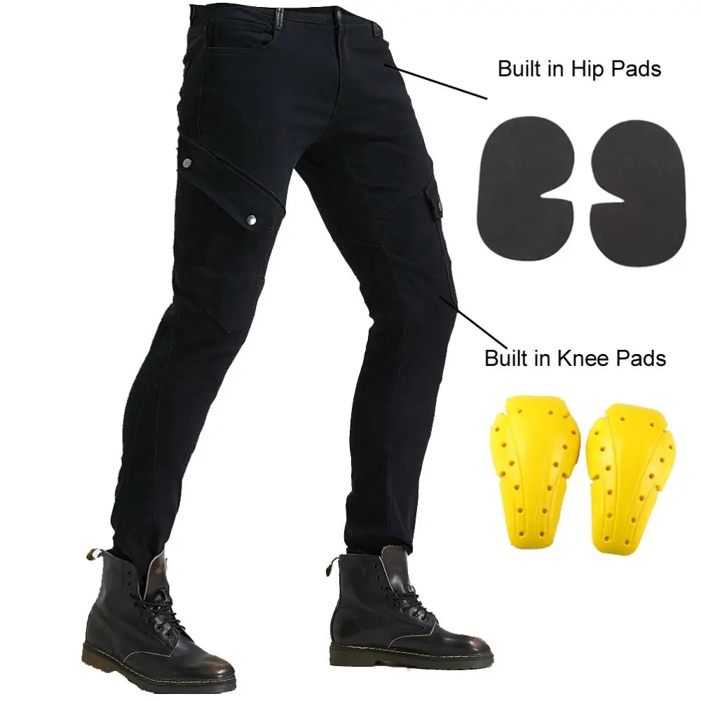 2020 мужские и женские мотоциклетные джинсы для езды 4 X CE Armor наколенники гонок