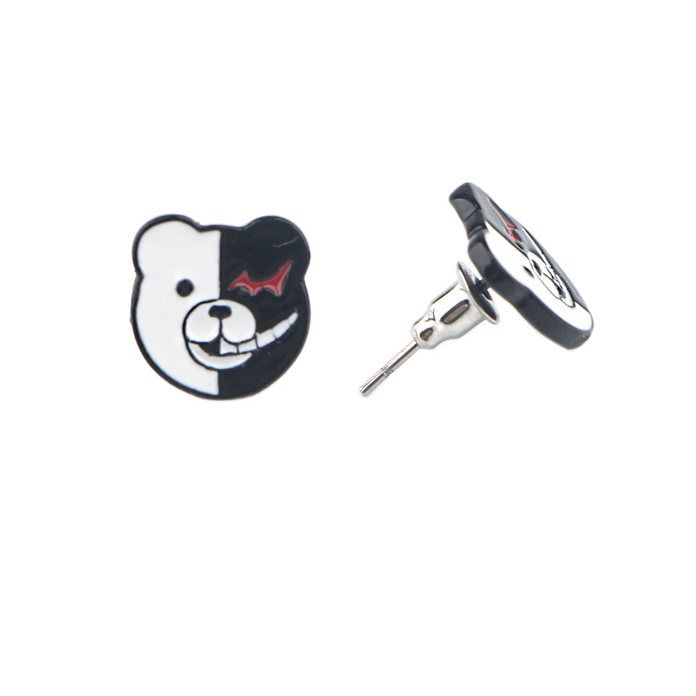 LB839 Аниме игры Danganronpa серьги гвоздики для женщин Эмаль вечерние модное ювелирное