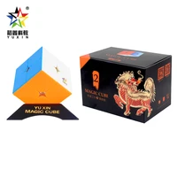 yuxin black kylin 222 magic cube speed professional cubo 2x2 black kirin cubes toys for children puzzles frosted base cube