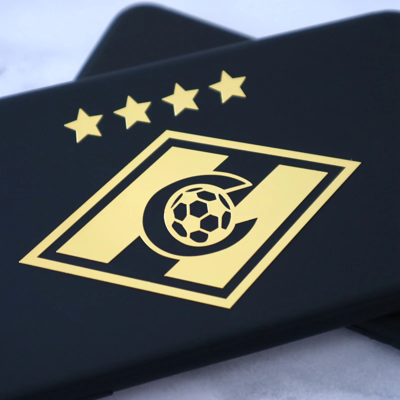 JS 010#9*7см Спартак Крутые никель металлические наклейки на авто телефон стикеры