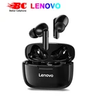 Новые беспроводные наушники Lenovo XT90 с сенсорной кнопкой, IPX5, водонепроницаемые, беруши с зарядным устройством 300 мА  ч, Bluetooth 5,0