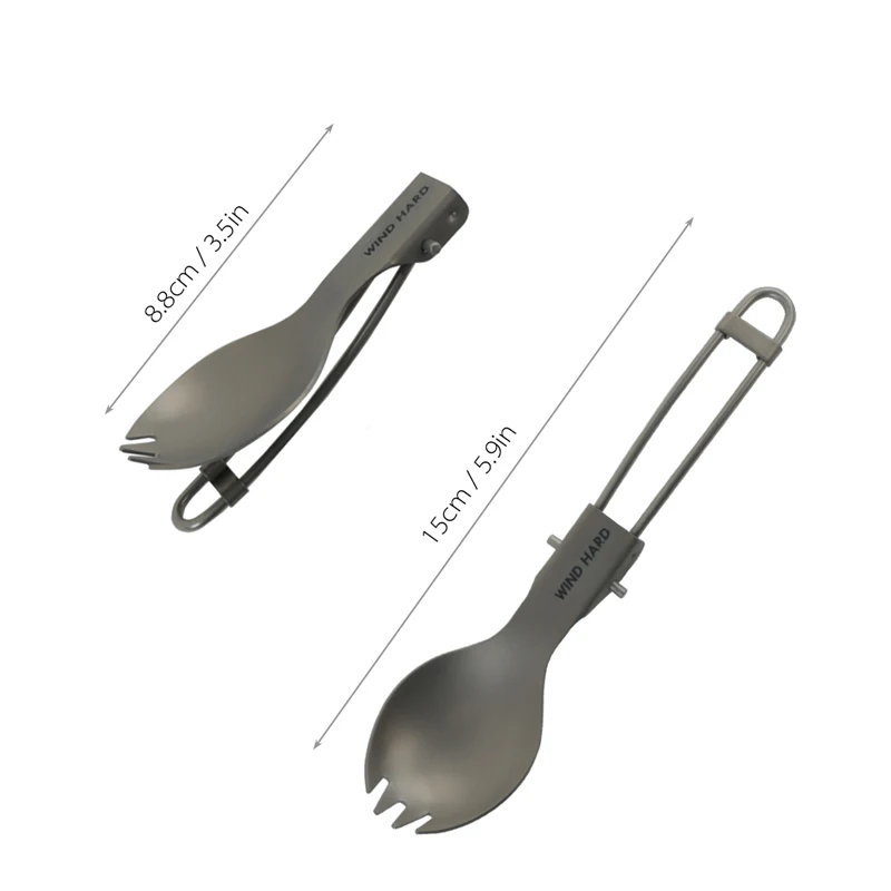 Твердая Сверхлегкая Титановая посуда WIND палатка для кемпинга походов пикника