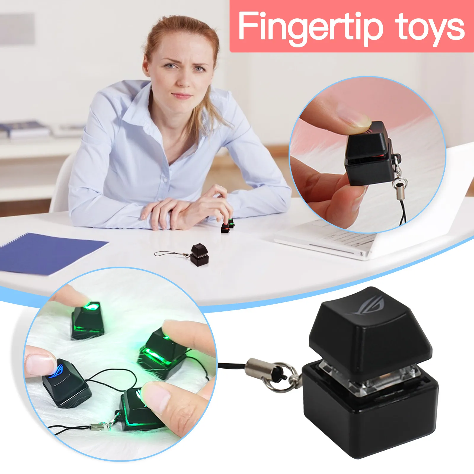 

Hot Fidget Toys Fingertip Button Decompression Artifact To Pass The Time To Class Boring Vent Stress Toy Extrusive-solving Toys