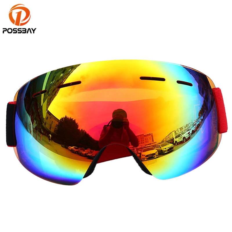 Posbay мотоциклетные очки красочные 1 шт двухслойные сноуборд снегоходы лыжные |