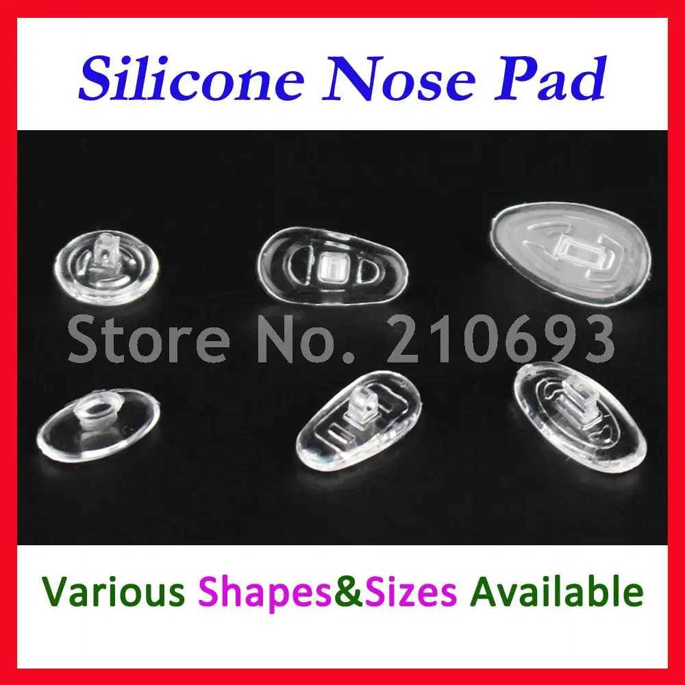 Screw in Type Optical accessory Silicone nose pads various types and sizes optional glasses nose pad eyeglasses repair part