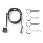 Автомобильный CD-чейнджер в 2 стилях, проводка 6000 CD AUX, аудиовход, адаптер для Ford 6000CD