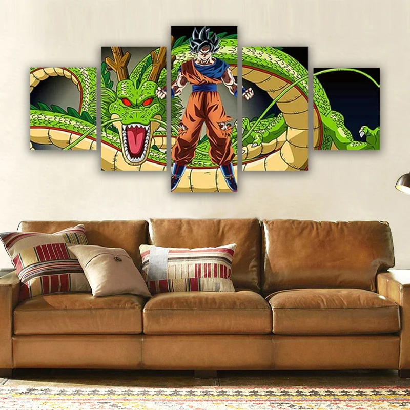 

No Framed Canvas 5 Panel Anime Manga Figure Gift Ultra Wall Art Posters Pictures HD Paintings Home Decor Living Room Decoration