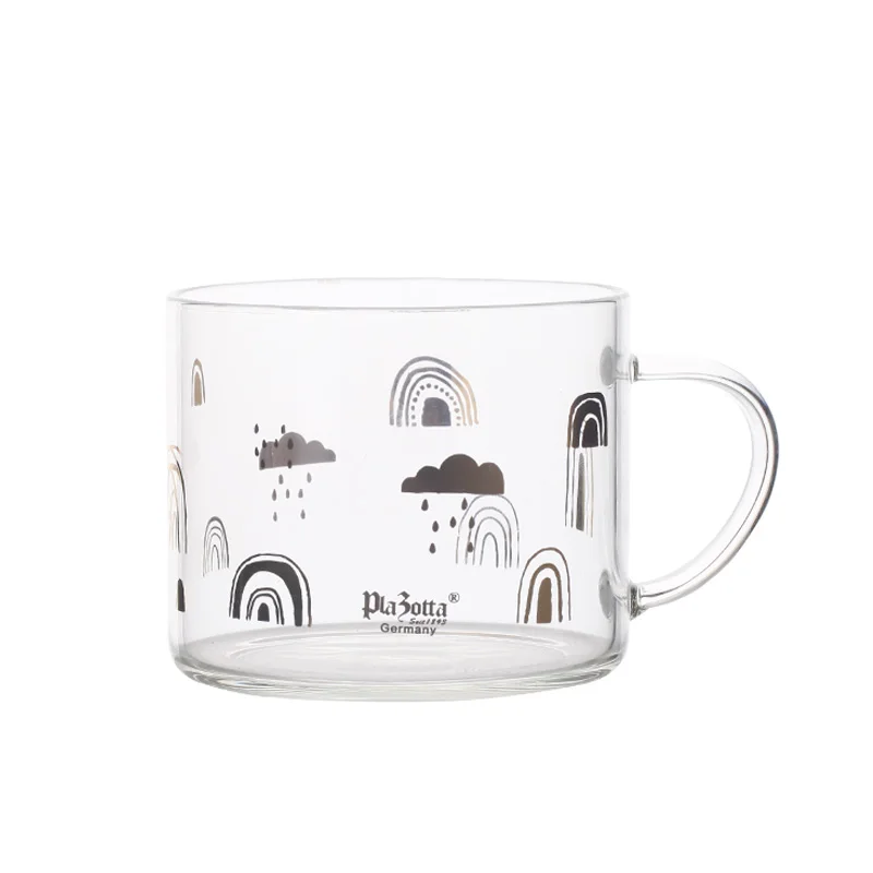 

Прозрачная кружка для завтрака из овсянки, стеклянная кружка, кружка для воды, бытовая емкость, кружка для молока и кофе из овсянки