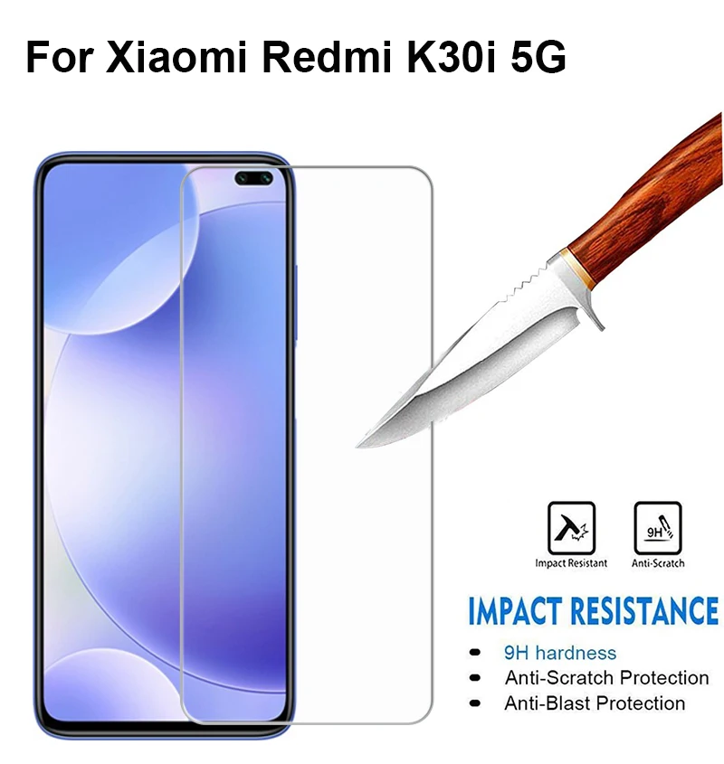 2 шт. стекло Xiaomi Redmi k30i премиум класса закаленное для Ksiomi mi 5G Защитная пленка