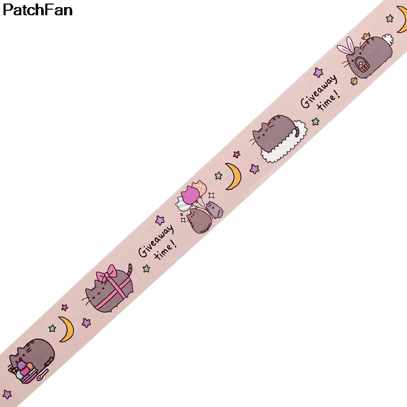 A2594 Лоскутная васи лента DIY Украшение скрапбукинг мультяшная кошка бумажная