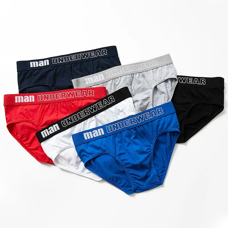 

Hot Sale Mens Cotton Men Brief Shorts Underwear Sexy Men Boxer Panties Breathable Bodysuit Male Comfortable Solid Underpants