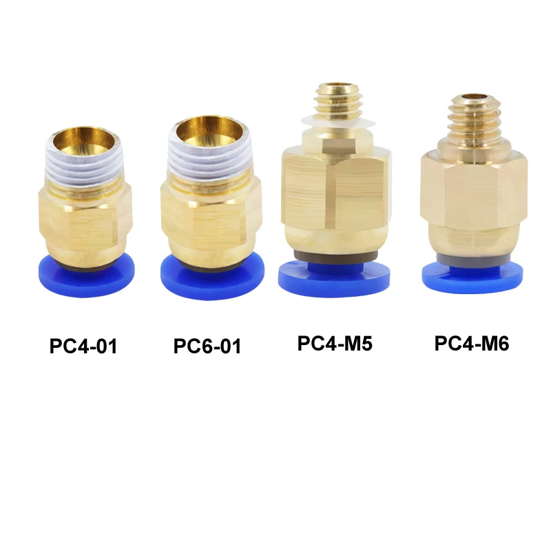 PC4-M6 M5 пневматические соединители HOTEND J головка дистанционного экструдера Фидер для MK8 3 мм/1,75 мм фторопластовая трубка с тефлоновым покрытием филаментная Fit-2PCS