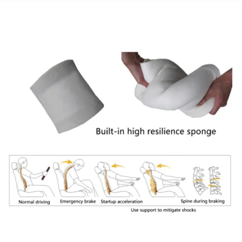 Автомобильная электрическая Массажная подушка для позвонков обезболивающая