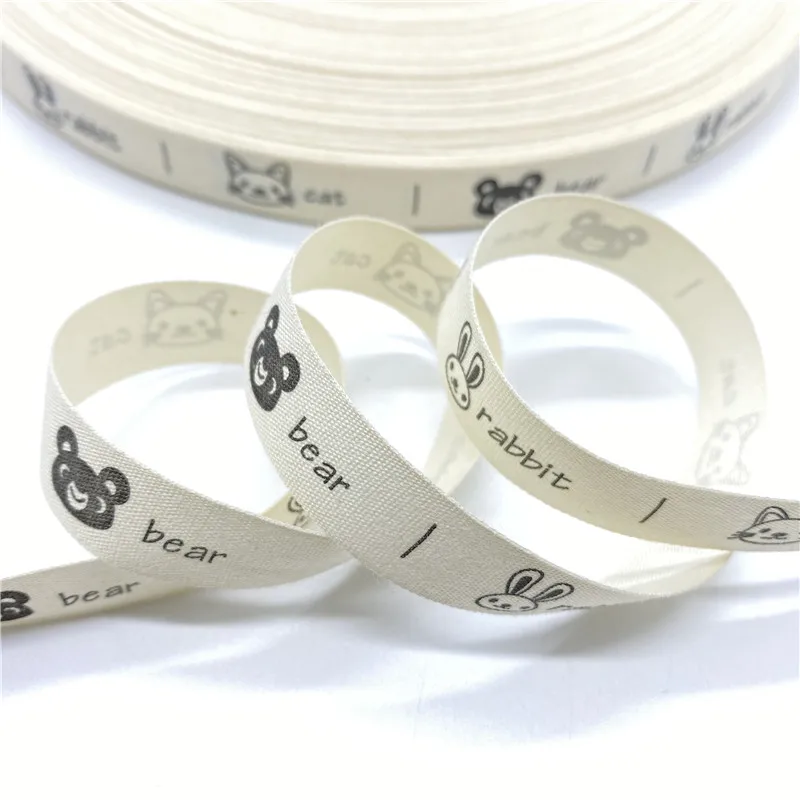 5 Yards 15mm Black and White Pattern Cotton Ribbon for Wedding, Christmas Decoration, DIY Sewing, Fabric Crafts image 3